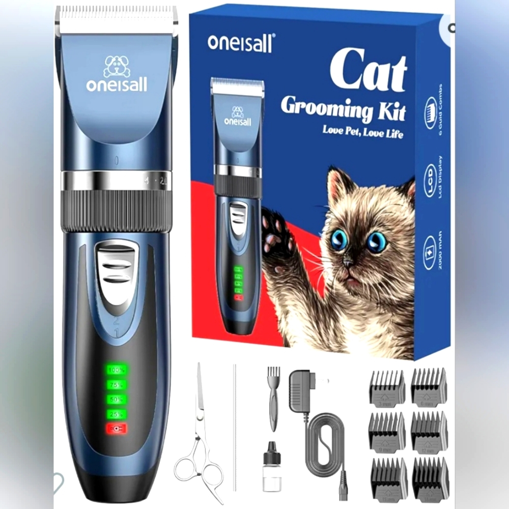 Brand New Oneisall Cat Grooming Kit